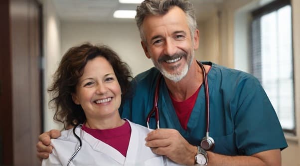 Image of two doctors standing