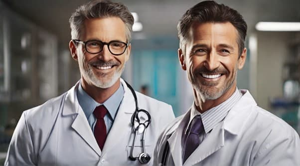 Image of two doctors standing