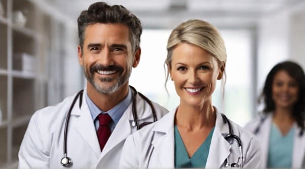 Image of two doctors standing